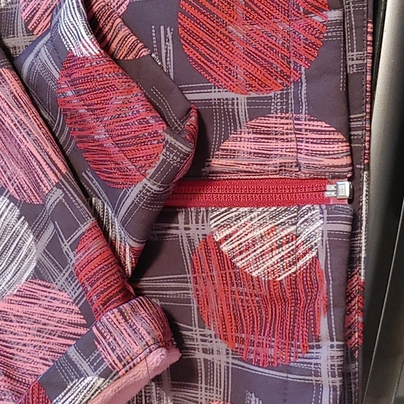 Xmtn pink brown rain autumn winter fleece lined jacket Child XL - Picture 4 of 9